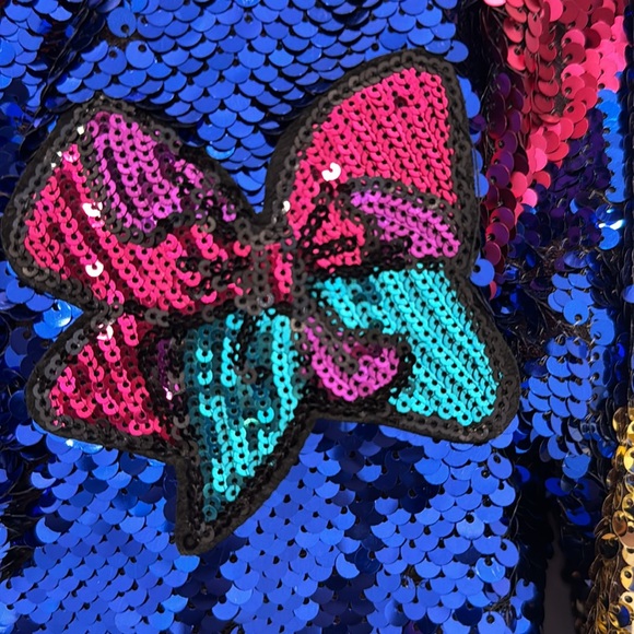 Betsy Johnson x JoJo Siwa Multi Colored Sequin Jacket - Picture 3 of 4